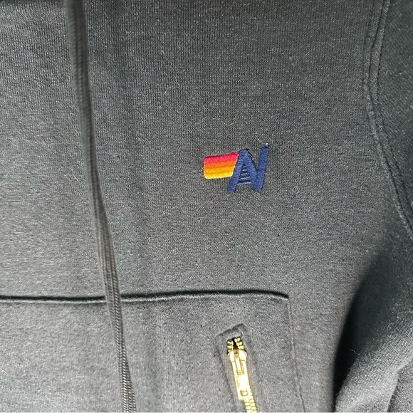 Aviator Nation Ninja Pullover Hoodie Dark Grey SZ XS - Picture 4 of 9